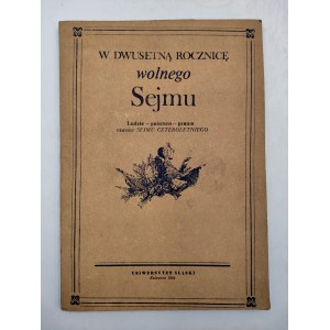 Lityński A. - W 200 rocznicę Wolnego Sejmu - Katowice 1988