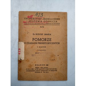 Jamka R. - Pomorze w czasach prehistorycznych, 5 mapek - Kraków 1945