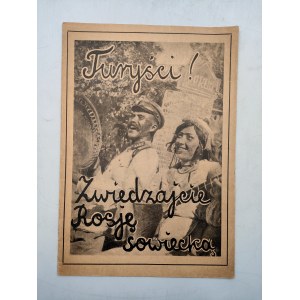 Broszura Orbisu - Turyści zwiedzjcię Rosję Sowiecką - ok. 1930