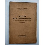 Fenichel Z, Peiper L. - Wzory pism adwokackich - Kraków 1933