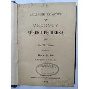 Leczenie domowe - Choroby nerek i pęcherza / Hysteria - Warszawa 1895/8