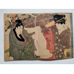 Utamaro Kitagawa - ilustracje erotyczne - drzeworyt japoński [ Reprint]