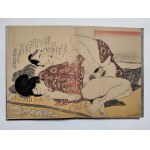 Utamaro Kitagawa - ilustracje erotyczne - drzeworyt japoński [ Reprint]