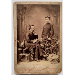 Walery Rzewuski - fotografia portretowa - Ojciec i syn ok. [1880]