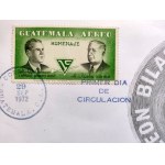 Karta ze znaczkiem Leon Bilak oraz autografem