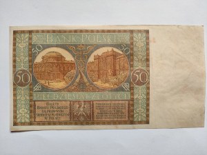 Banknot 50 złotych 1925 - seria AG