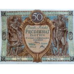 Banknot 50 złotych 1925 - seria AG