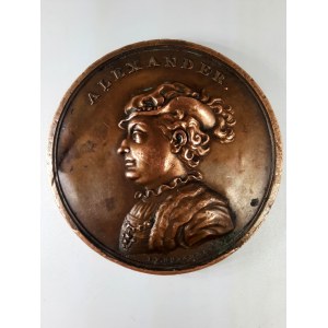 Medal Aleksander Suita królewska - Holzhäusser - kopia XIX wiek
