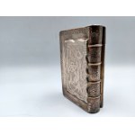 Srebrna tabakiera / pigularz w formie książki - XIX wiek