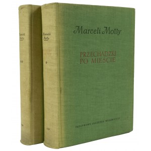 MOTTY Marceli - Przechadzki po mieście, tom 1-2, wydanie pierwsze, PIW 1957r.