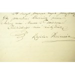 [RĘKOPIS] Oda żałobna na grobie Ludwika Osińskiego - Kajetan Koźmian, 1852r.