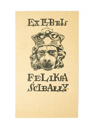 Ekslibris Feliksa Ścibałły [1903-1976], właściciel jednej z najbardziej wartościowych prywatnych kolekcji militariów
