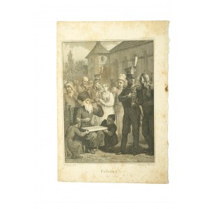 Grafika W. Gersona POLONEZ z tomu IV Pism Adama Mickiewicza, wydanie Warszawa 1858r., S.H. Merzbacha