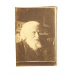 Fotografia Władysława Mickiewicza [1838-1926] wykonana w Paryżu, pocz. XXw. + mała fotografia