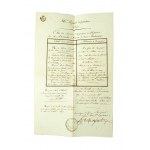 Korespondencja oficera francuskiego Maurice Branche do cara Rosji i króla Polski Aleksandra I Pawłowicza, [rękopis], 1818r.
