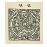 Stanisław SZARFFENBERG sygnet drukarni używany przy różnych tytułach druków XVI-wiecznych - przerys Wł. Bartynowskiego z końca XIX wieku