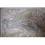 Mapa szczegółowa okolic Warszawy, Zakład graficzny W. Cukrzyński i Ska, Warszawa 1933r., skala 1:100.000