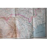 Mapa Polski i krajów ościennych, opracował Stanisław Max, wydanie M. Arcta, Warszawa 1918r., f. 99,5 x 102cm