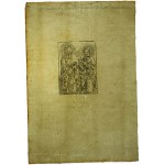 Drzeworyt z postaciami św. Piotra i Pawła [patroni miasta] użyty do Mszału Poznańskiego [Missale ecclesiae Posnaniensis], 1524r. - przerys Wł. Bartynowskiego z końca XIXw.