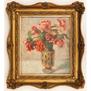 roses in a wazone, mid-20th century.