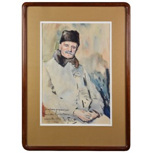 Julian FAŁAT (1853-1929), Portret malarza Franciszka Ejsmonda,1922 -SPRZEDANY