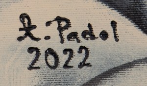 Agata Padol (ur. 1964), Dziewczyna w jedwabnej sukni, 2022