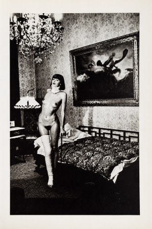 Helmut Newton, Jenny Kapitan-Pension Dorian, Berlin 1977 z teki ''Special Collection 24 photos lithographs'', 1979