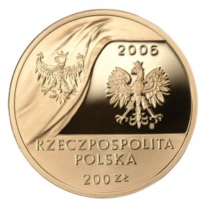 200 złotych 2006 - Szkoła Główna Handlowa w Warszawie - Au 900 - 8g