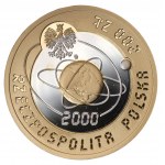 200 złotych 2000 - Rzeczpospolita Polska - Au 900, Ag 925 - 13,60g