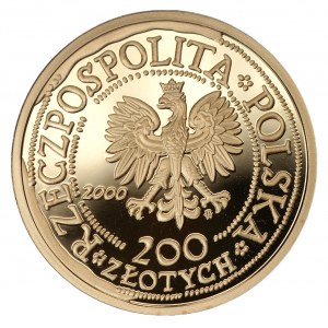 200 złotych 2000 - Tysiąclecie Wrocławia - Au 900 - 15,50g