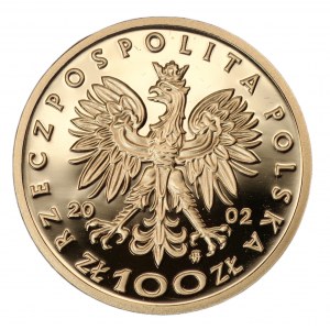 100 złotych 2002 - Władysław II Jagiełło - Au 900 - 8g