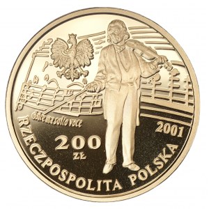 200 złotych 2001 - Henryk Wieniawski - Au 900 - 15,50g