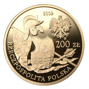 200 złotych 2009 - Husarz XVIIw. - Au 900 - 15,50g