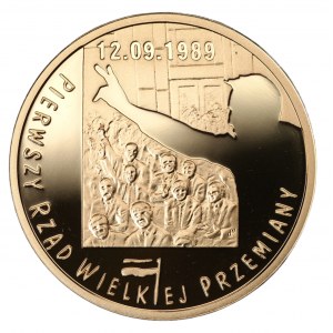 200 złotych 2009 - Pierwszy Rząd Wielkiej Przemiany - Au 900 - 15,50g