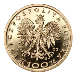 100 złotych 2003 - Władysław III Warneńczyk - Au 900 - 8g