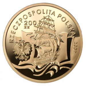 200 złotych 2007 - Konrad Korzeniowski - Au 900 - 15,50g