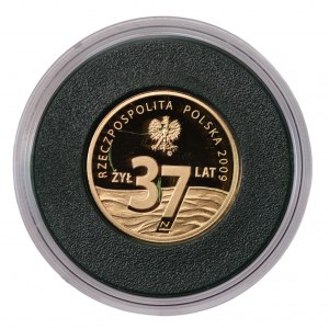 37 złotych 2009 - 25. rocznica śmierci ks.Jerzego Popiełuszki - Au 900 - 1,7g