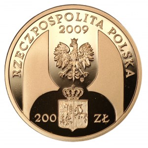 200 złotych 2009 - 180 lat Centralnej Bankowości w Polsce - Au 900 - 15,50g