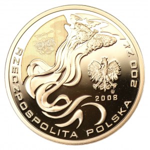 200 złotych 2008 - Polska Reprezentacja Olimpijska Pekin - Au 900 - 15,50g