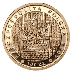 100 złotych 2007 - 75-lecie złamania szyfru Enigmy - Au 900 - 8g