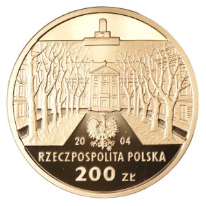 200 złotych 2004 - 100-lecie Akademi Sztuk Pięknych w Warszawie - Au 900 - 15,50g