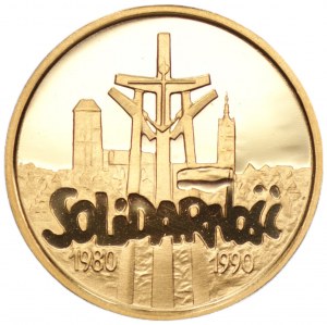 20 000 złotych 1990 - Solidarność - Au 999