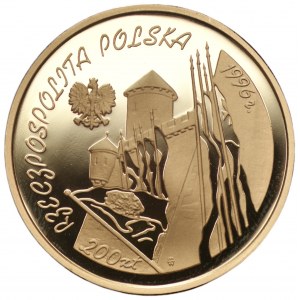 200 złotych 1996 - Henryk Sienkiewicz - Au 900 PIĘKNA