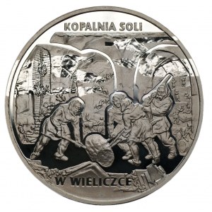 20 złotych 2001 Kopalnia Soli w Wieliczce + folder emisyjny