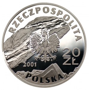20 złotych 2001 Kopalnia Soli w Wieliczce + folder emisyjny
