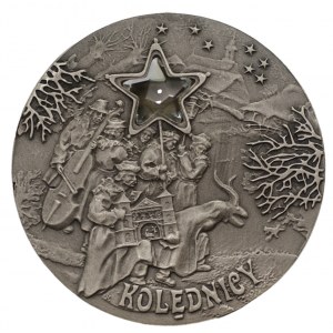 20 złotych 2001 Kolędnicy + folder emisyjny