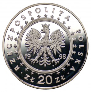 20 złotych 1998 Zamek w Kórniku