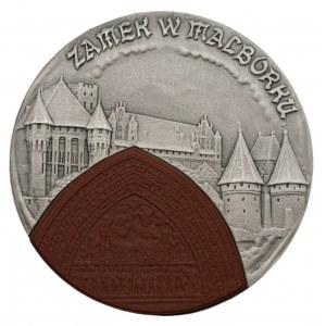 20 złotych 2002 - Zamek w Malborku + folder emisyjny