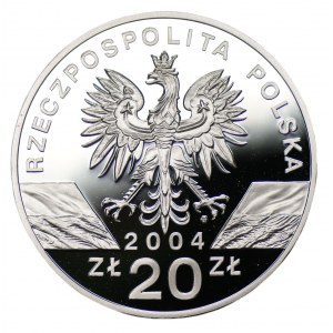20 złotych 2004 - Morświn + folder emisyjny