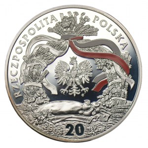 20 złotych 2004 - Dożynki + folder emisyjny